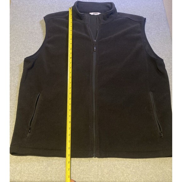 33000 Ft Men's Fleece Vest Outerwear Full BlackSize 2XL - Picture 5 of 5